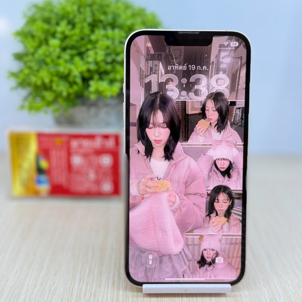 โทรศัพท์มือถือ iPhone 13 128GB/TH สีชมพู รูปที่ 1