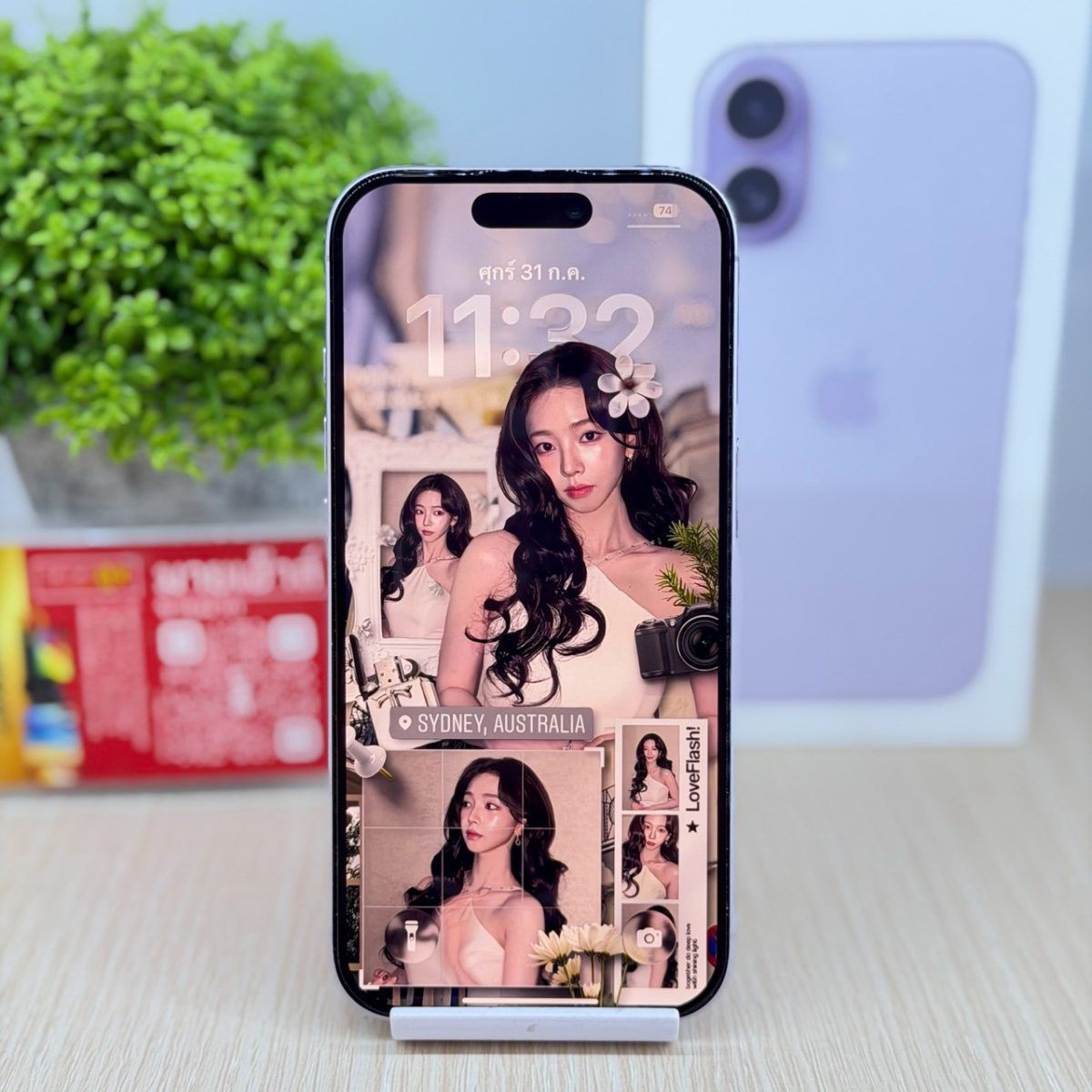 โทรศัพท์มือถือ iPhone 17 256GB/ZP สีม่วง รูปที่ 1
