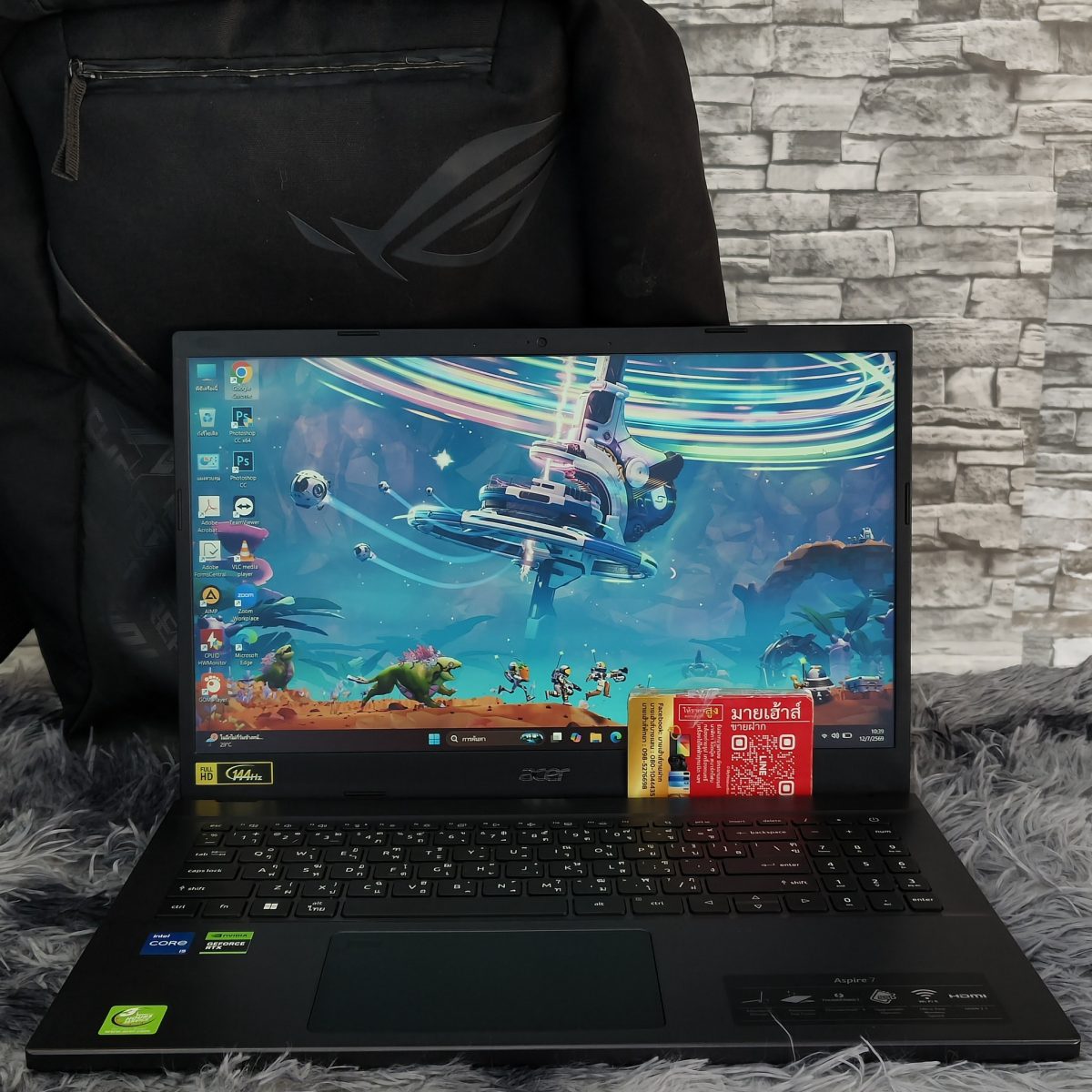 Notebook (โน้ตบุ๊ค) ACER ASPIRE 7 A715-76G-52AD (CHARCOAL BLACK) รูปที่ 1