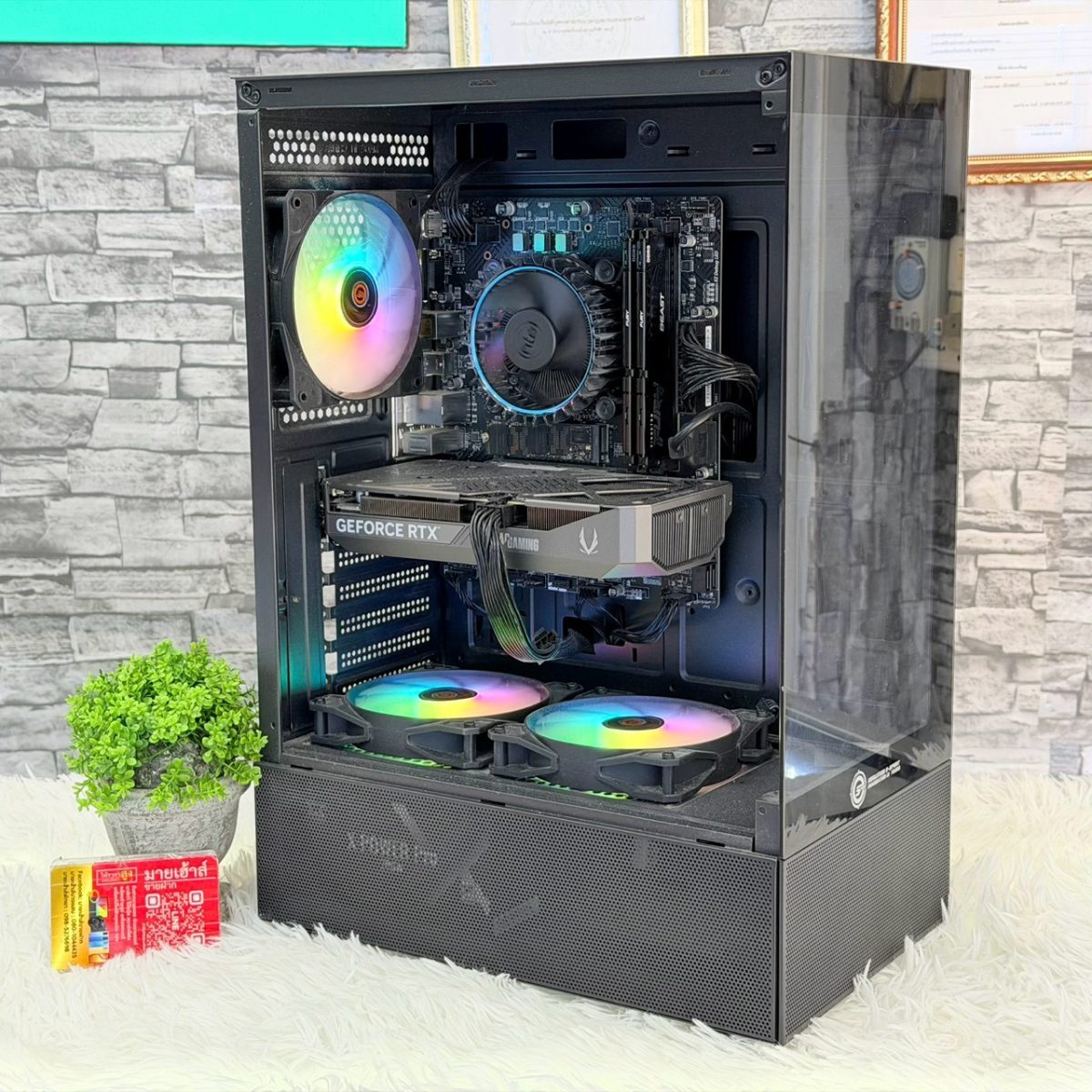 PC ประกอบ i5-14400 + (การ์ดจอRTX 5060Ti) (ไม่มีจอ) รูปที่ 1