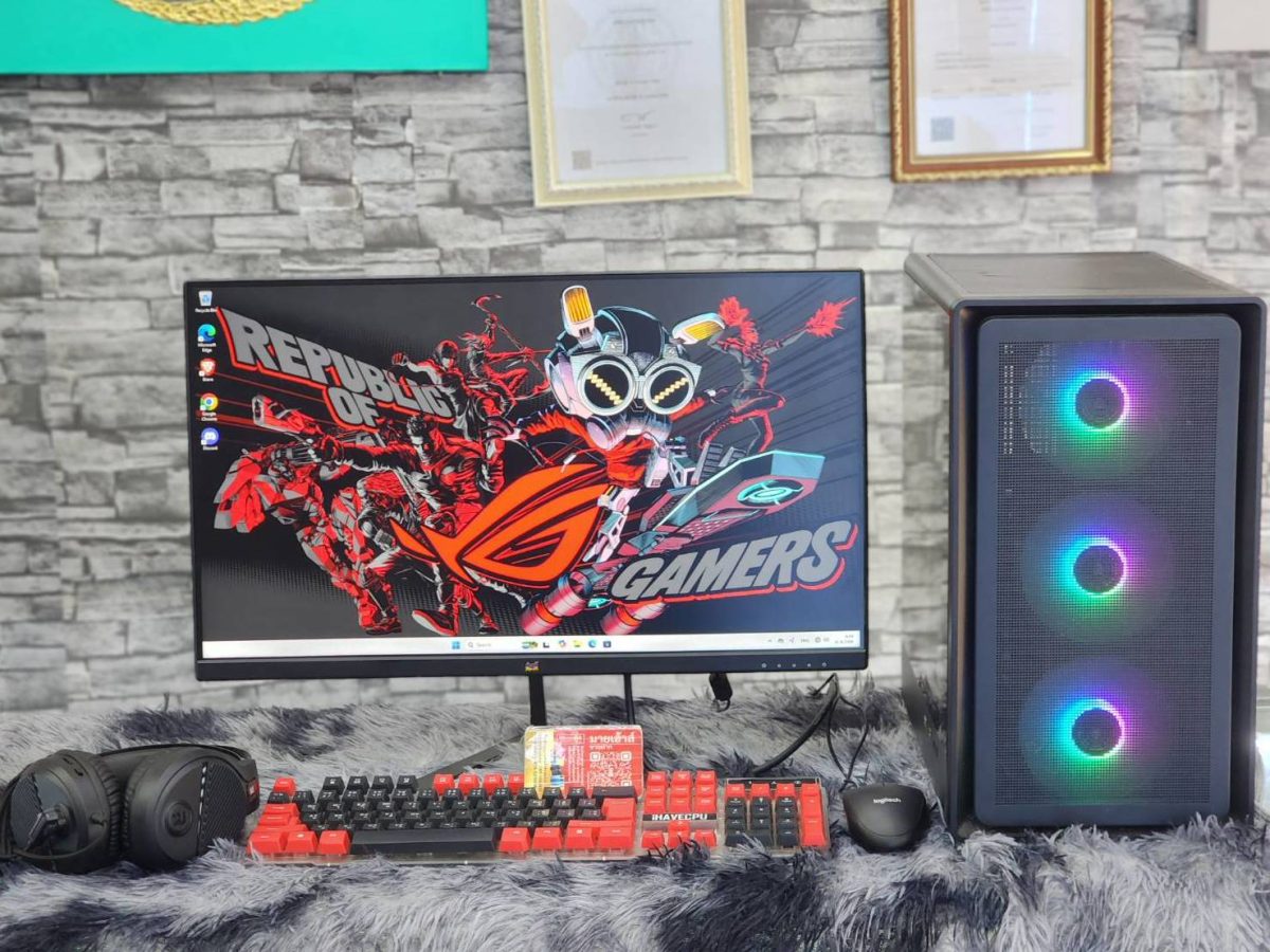 PC ประกอบ + จอ ViewSonic 240Hz / Ryzen 5 5600 / RTX 5060 รูปที่ 1