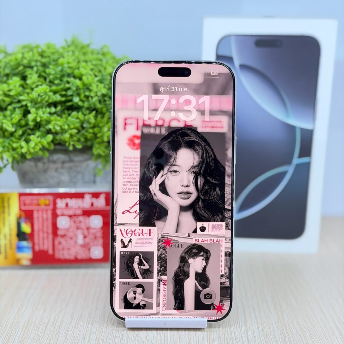 โทรศัพท์มือถือ iPhone 16 Promax 256GB/ZP สีขาว รูปที่ 1