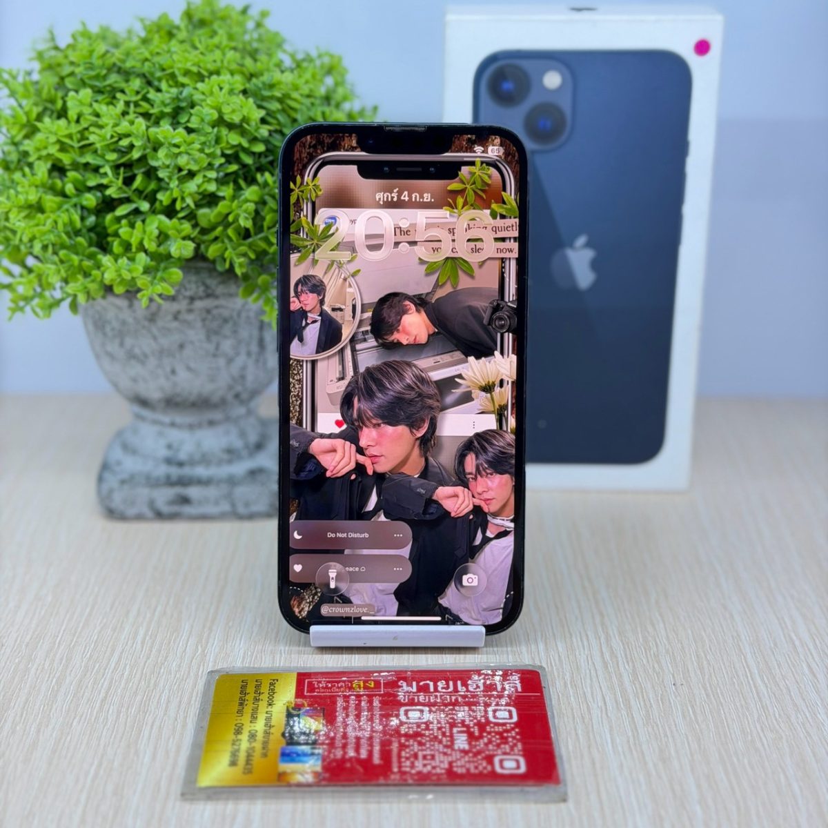 โทรศัพท์มือถือ iPhone 13 128GB/TH สีมิดไนท์ รูปที่ 1
