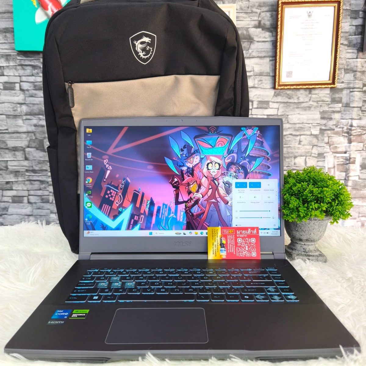 Notebook MSI Thin 15 B13VE-1608TH รูปที่ 1