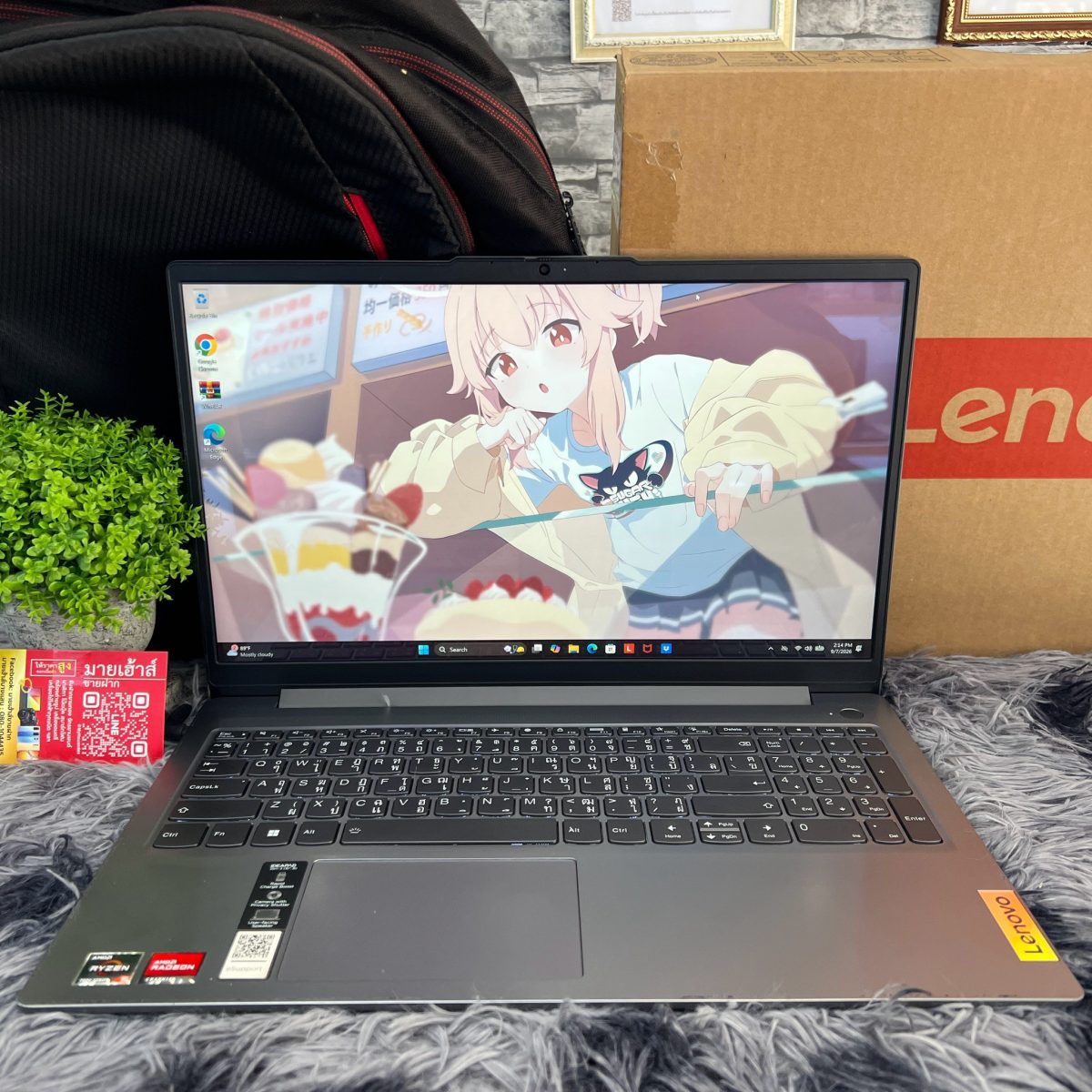 Notebook Lenovo IdeaPad Slim 3 15ABR8-82XM003MTA รูปที่ 1