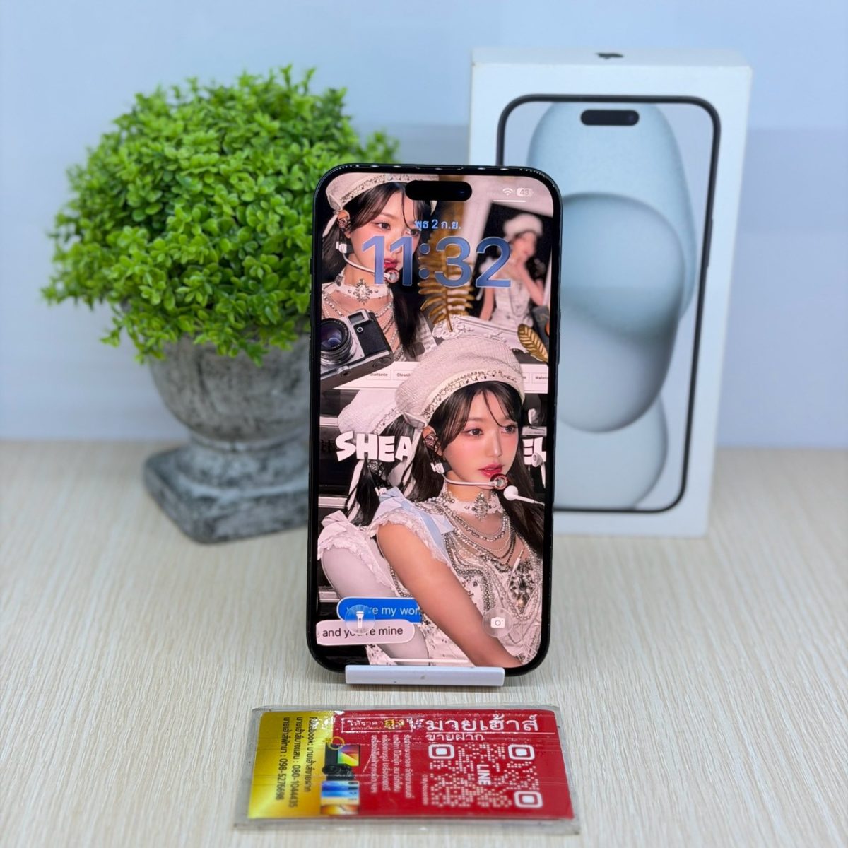iPhone 15 Plus 256GB/ZP สีดำ รูปที่ 1