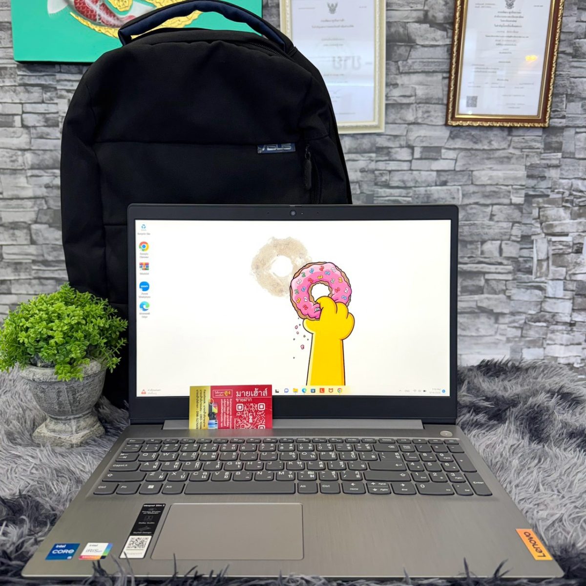 NOTEBOOK (โน้ตบุ๊ค) LENOVO IDEAPAD 3 15ITL05-81X800EFTA (PLATINUM GREY) รูปที่ 1