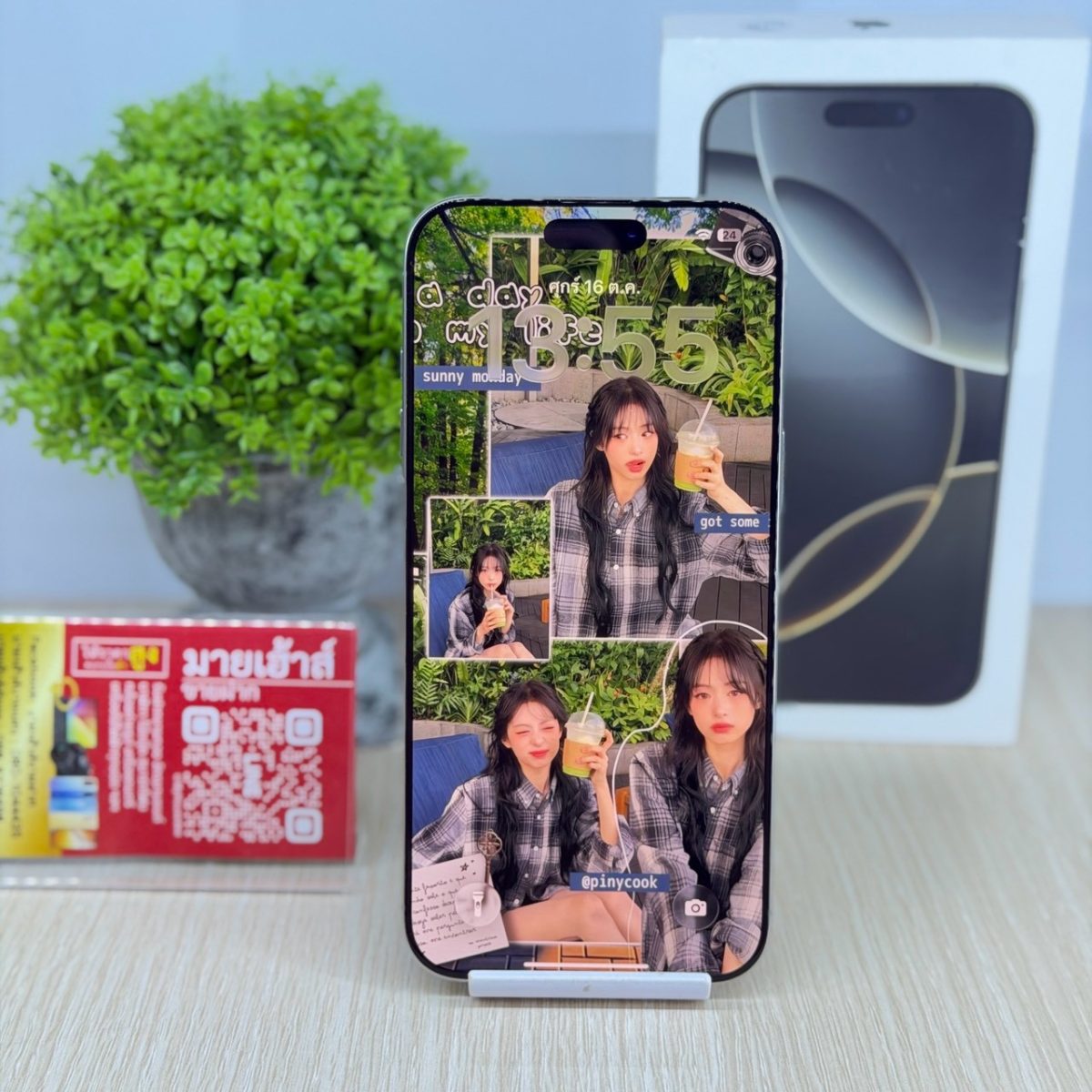 โทรศัพท์มือถือ iPhone 16 Promax 256GB/ZP สีไทเทเนี่ยม รูปที่ 1