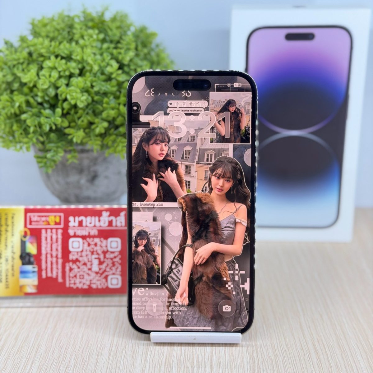 โทรศัพท์มือถือ iPhone 14 Pro 128GB/ZP สีม่วง รูปที่ 1