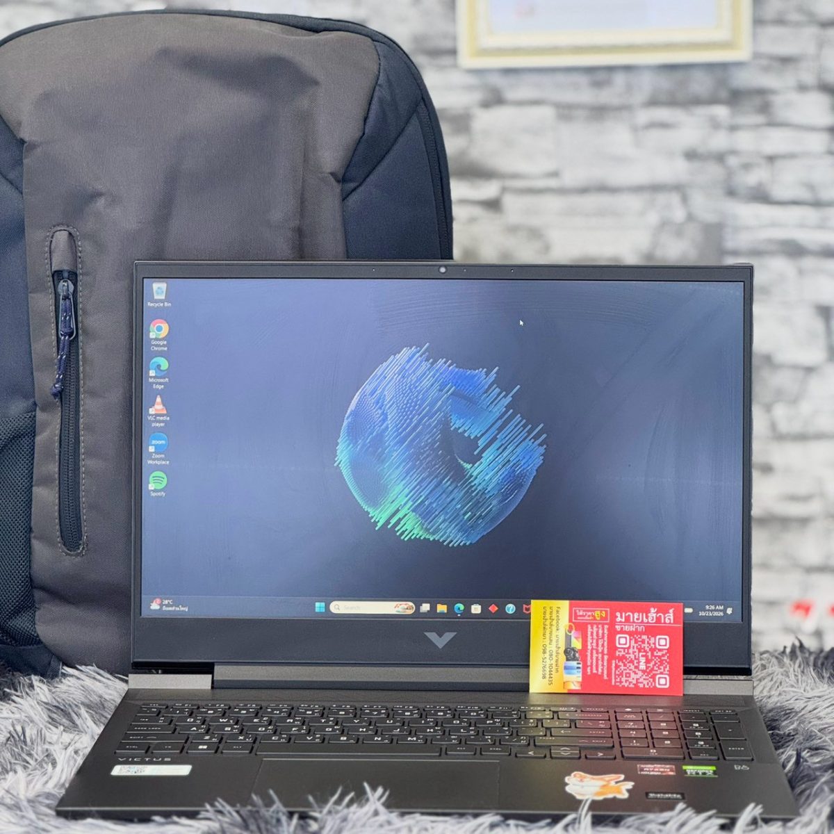 NOTEBOOK (โน้ตบุ๊ค) HP VICTUS 16-E1112AX (MICA SILVER) รูปที่ 1