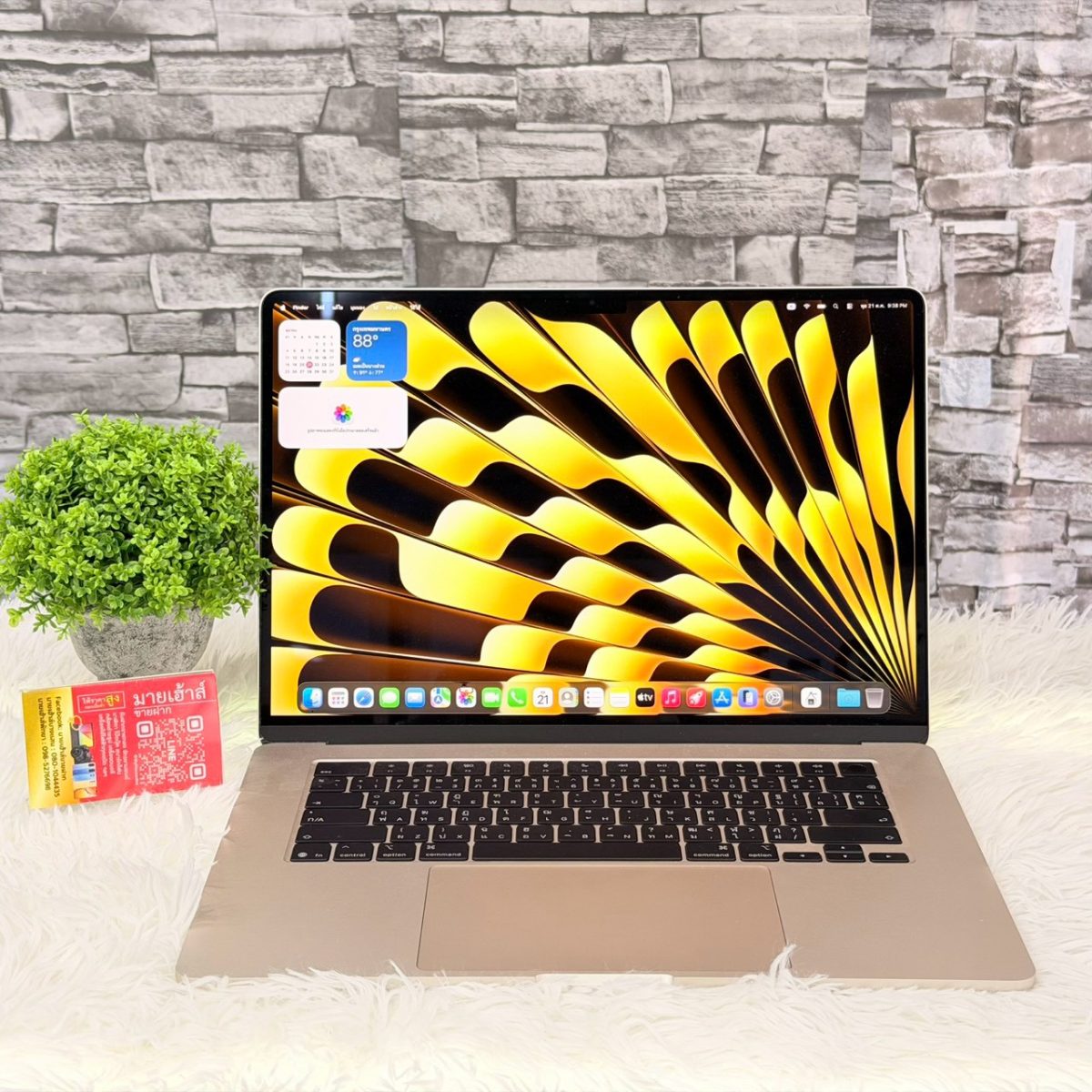 MacBook Air 15.3 นิ้ว M4 16/256GB/TH รูปที่ 1