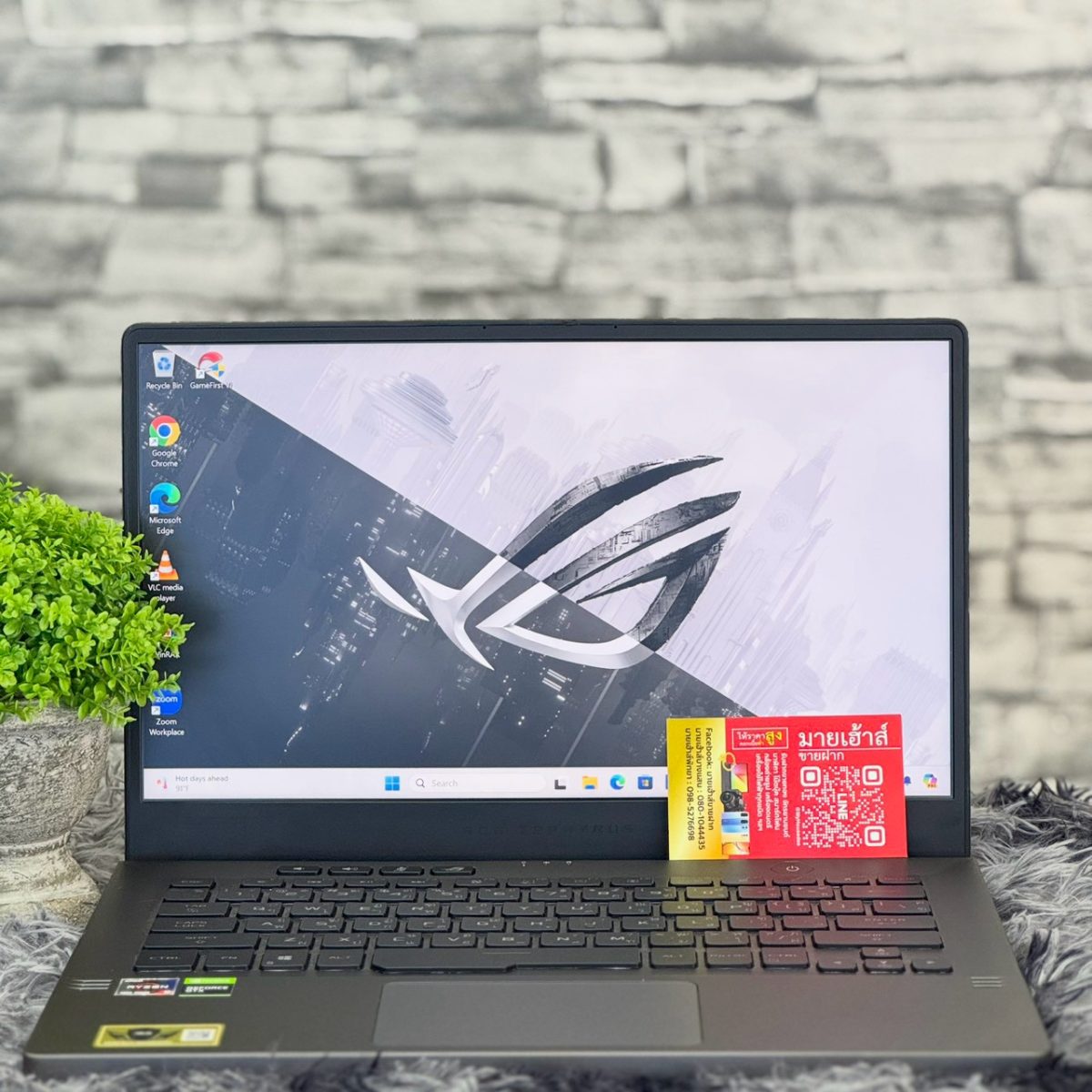 Notebook Asus Zephyrus G14 GA401I (GTX1650) รูปที่ 1