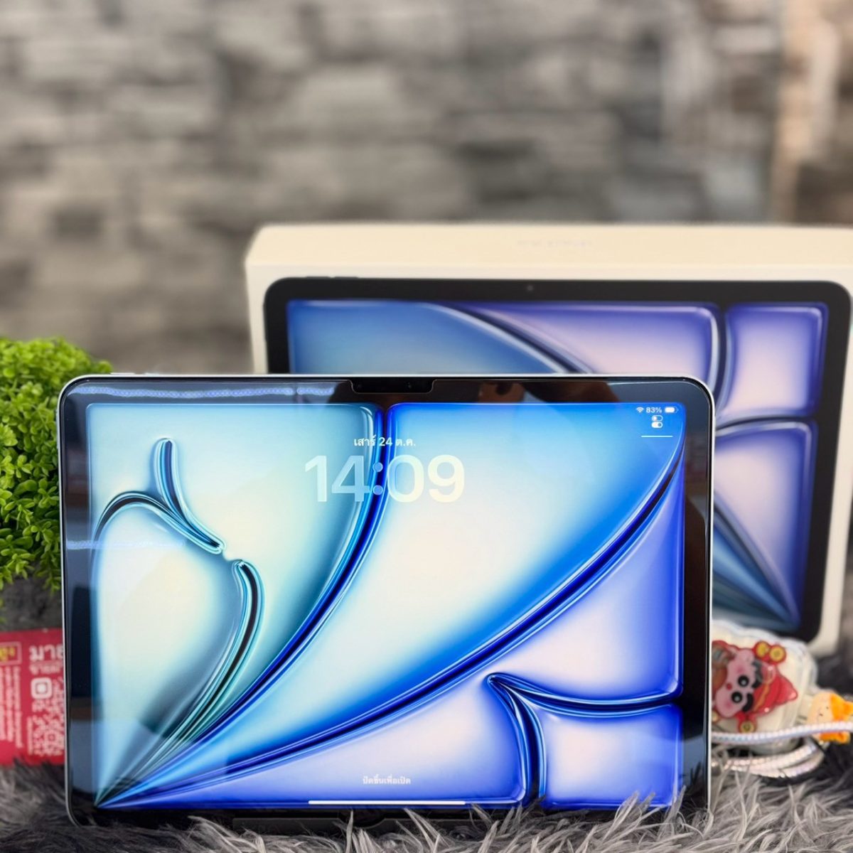 iPad Air 11-inch (M4) Wi-Fi 128GB/TH Blue (2026) รูปที่ 1