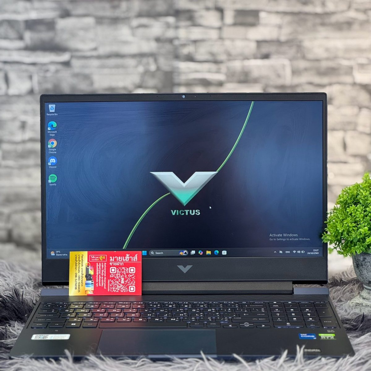 Notebook HP Victus Gaming Laptop 15-fa0154TX รูปที่ 1